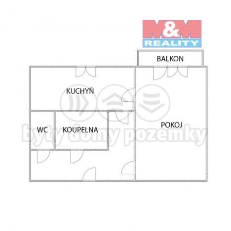 Pronájem bytu 1+1, Havířov - Podlesí, Okrajová, 35 m2