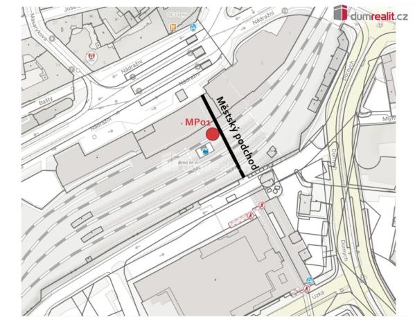 Pronájem obchodního prostoru, Brno - Brno-město, Nádražní, 93 m2