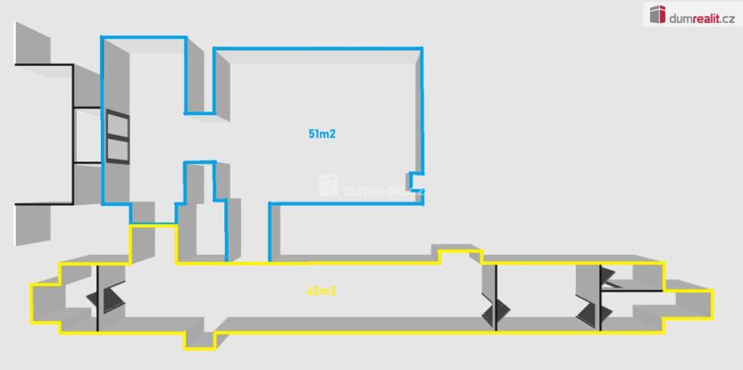 Pronájem obchodního prostoru, Brno - Brno-město, Nádražní, 93 m2