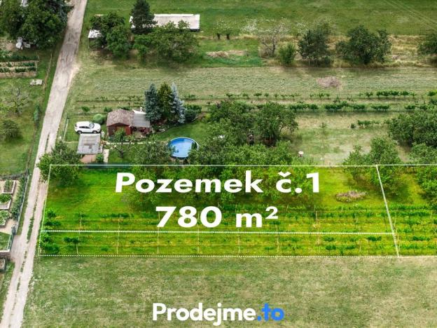 Prodej zahrady, Nový Šaldorf-Sedlešovice, 1844 m2