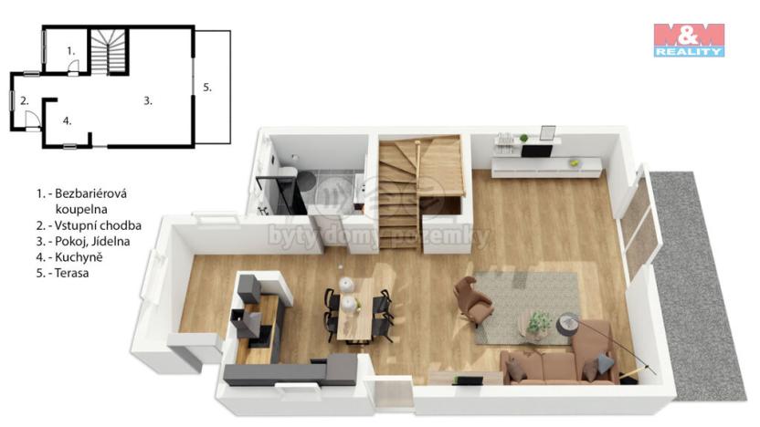 Prodej rodinného domu, Jirny, 138 m2