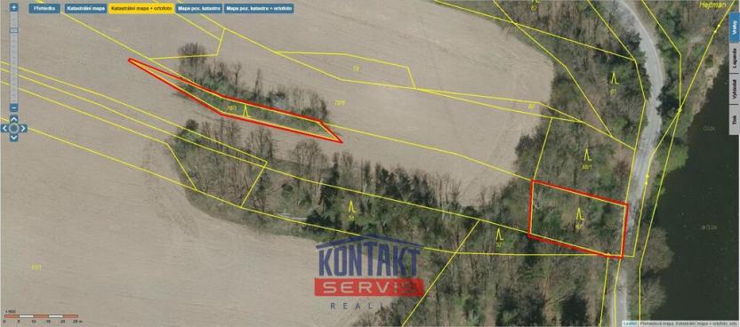 Prodej lesa, Střížovice - Vlčice, 43683 m2