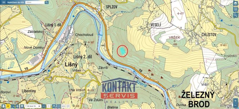 Prodej lesa, Železný Brod - Bzí, 23153 m2