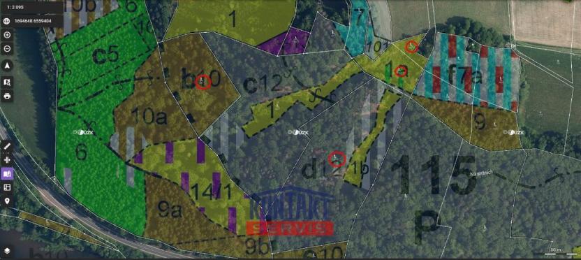 Prodej lesa, Železný Brod - Bzí, 23153 m2