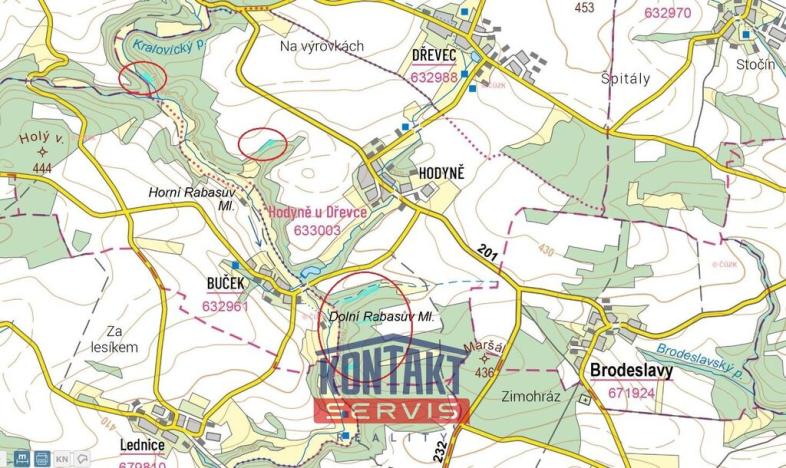 Prodej lesa, Kožlany - Hodyně, 16790 m2