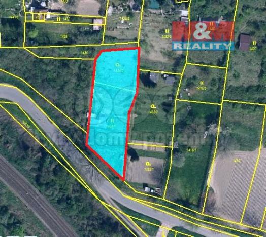 Prodej zahrady, Hoštka, 1330 m2