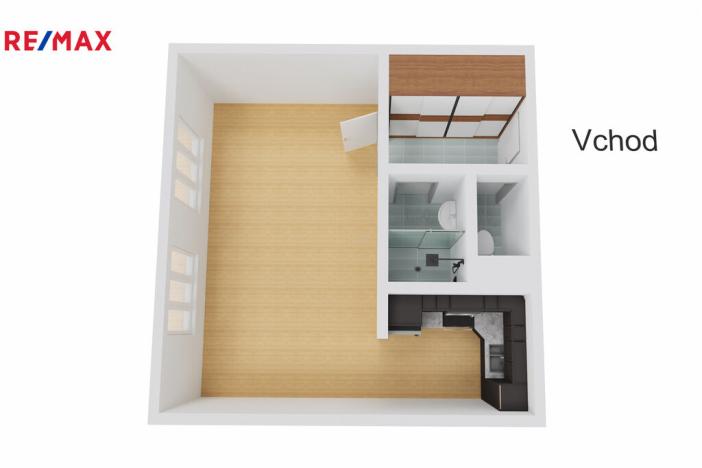 Pronájem bytu 1+kk, Havířov - Podlesí, Karla Havlíčka Borovského, 28 m2