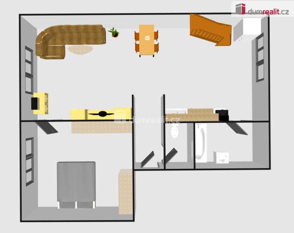 Prodej bytu 4+kk, Podivín, Nerudova, 102 m2