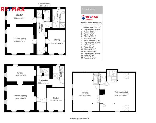 Prodej vícegeneračního domu, Jáchymov - Suchá, 233 m2