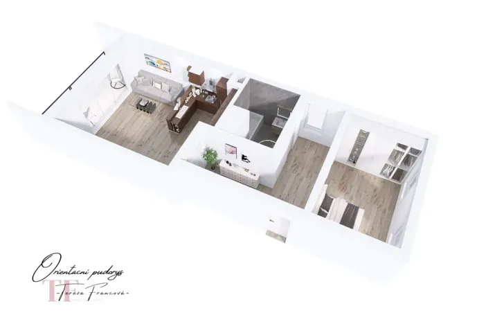 Pronájem bytu 2+kk, Olomouc - Nová Ulice, Karla Mareše, 70 m2