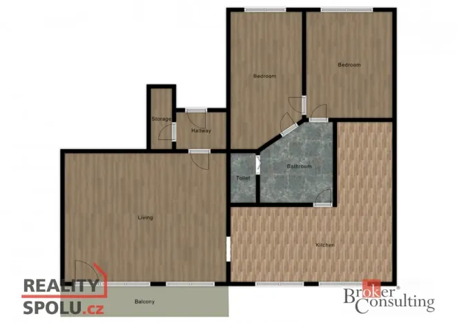 Prodej bytu 3+1, Kladno - Kročehlavy, Litevská, 91 m2