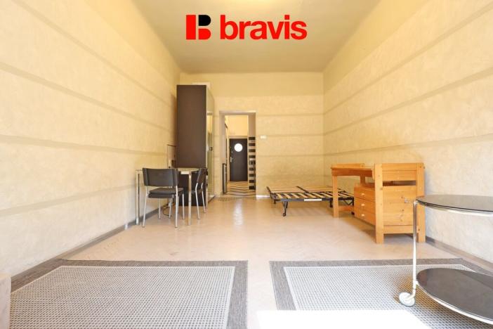 Pronájem bytu 1+kk, Brno - Veveří, Antonínská, 28 m2