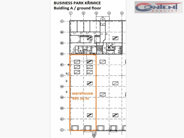 Pronájem skladu, Plzeň - Křimice, Chebská, 495 m2