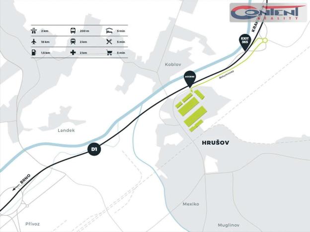 Pronájem výrobních prostor, Ostrava - Hrušov, Žižkova, 4200 m2