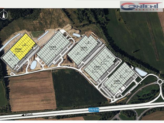 Pronájem skladu, Cerhovice, Plzeňská, 10000 m2