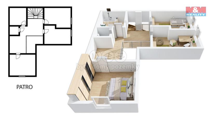 Prodej rodinného domu, Miletín, Jiřího z Poděbrad, 148 m2