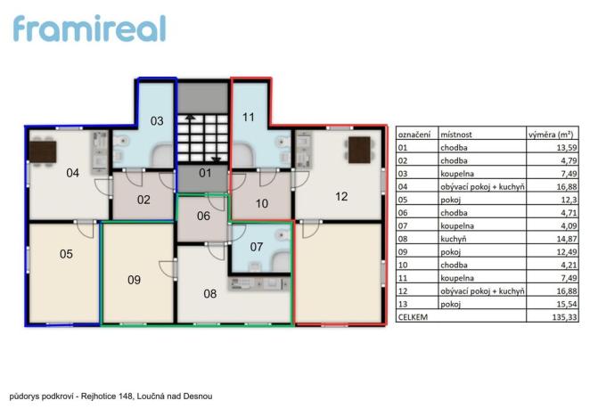 Prodej apartmánu, Loučná nad Desnou - Rejhotice, 584 m2