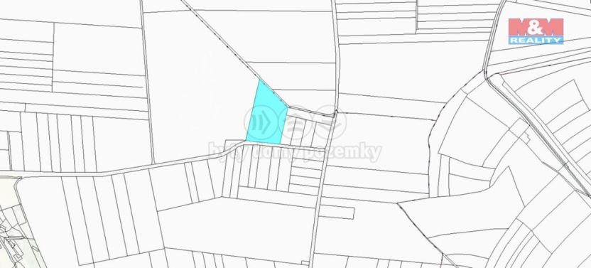 Prodej pole, Bečváry - Červený Hrádek, 12474 m2