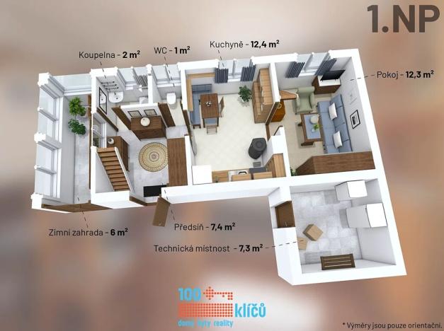 Prodej chalupy, Stříbrná Skalice, 75 m2