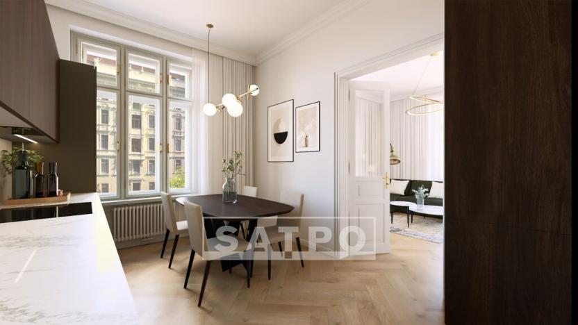 Prodej bytu 3+1, Praha - Vinohrady, Polská, 121 m2