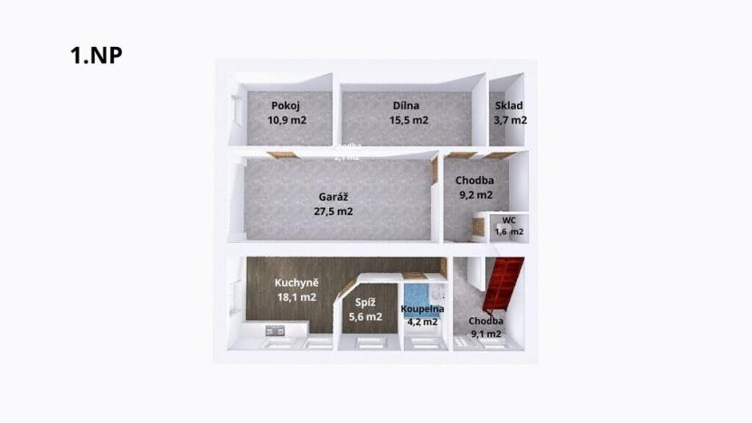 Pronájem rodinného domu, Hanušovice, Hynčická, 320 m2