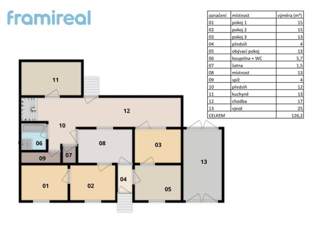 Prodej rodinného domu, Mutěnice, Brněnská, 109 m2