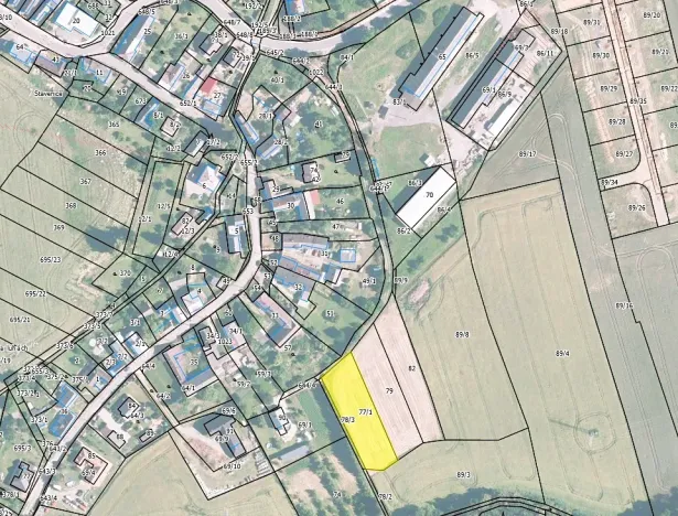 Prodej pozemku pro bydlení, Stavenice, 1905 m2