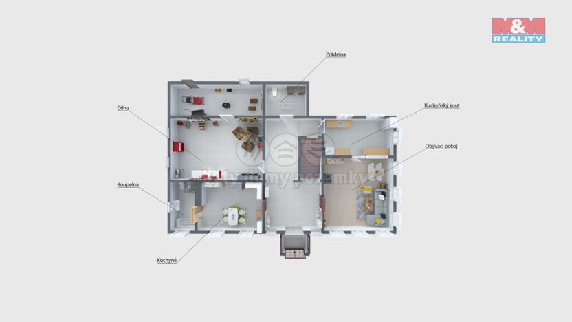 Prodej rodinného domu, Staré Křečany, 230 m2