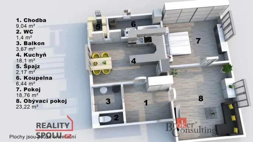 Prodej bytu 2+1, Kostelec nad Orlicí, Rudé armády, 83 m2