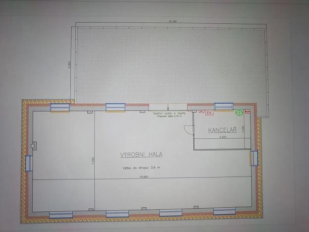 Pronájem výrobních prostor, Bílovice nad Svitavou, Obřanská, 144 m2