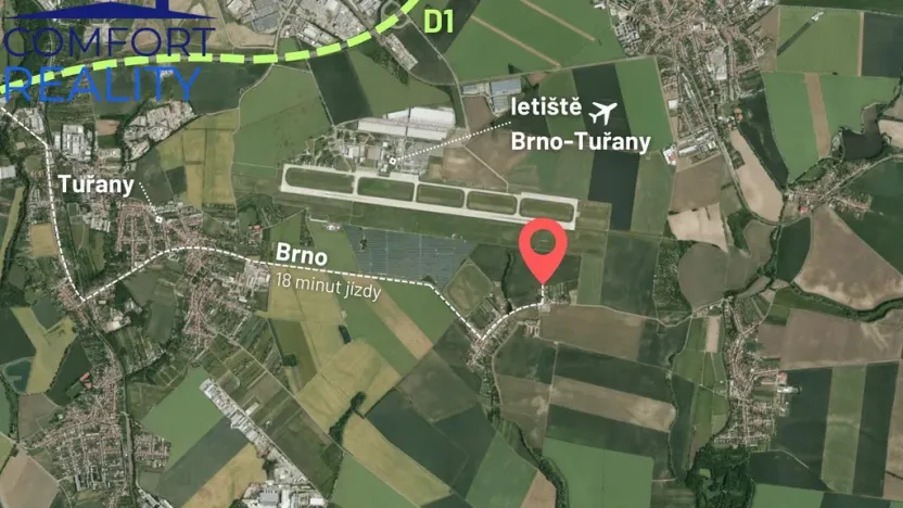 Prodej zahrady, Brno - Dvorska, Zapletalova, 1385 m2