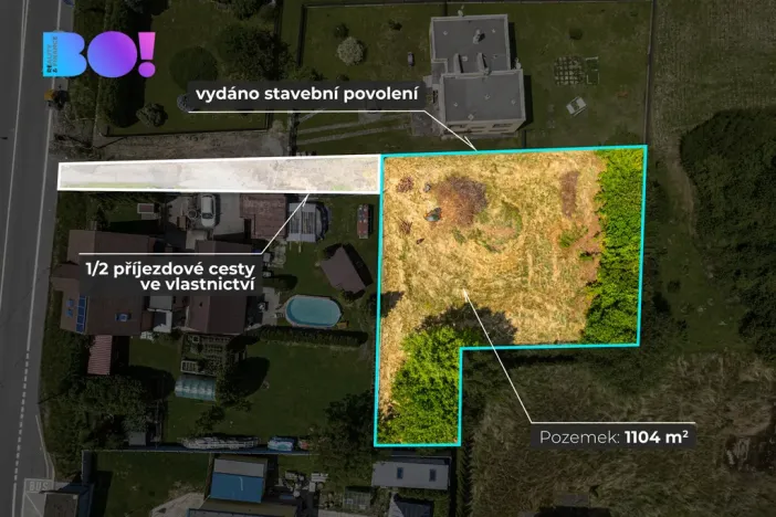 Prodej pozemku pro bydlení, Ostrava - Bartovice, 1104 m2