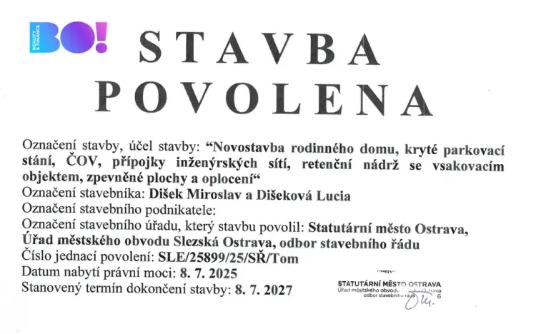 Prodej pozemku pro bydlení, Ostrava - Bartovice, 1104 m2