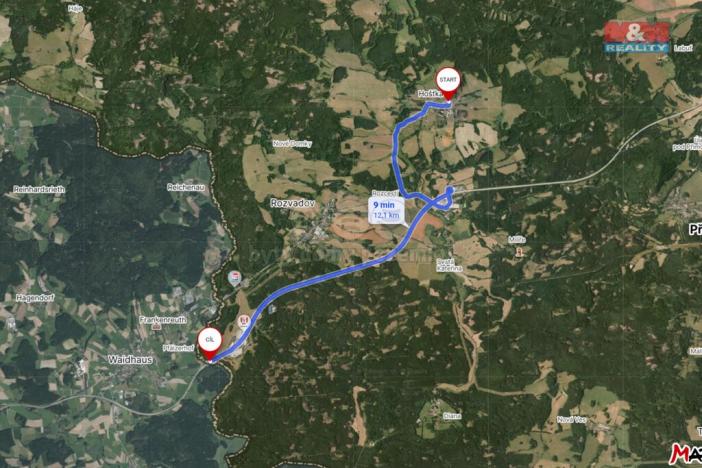 Prodej komerčního pozemku, Hošťka, 598 m2