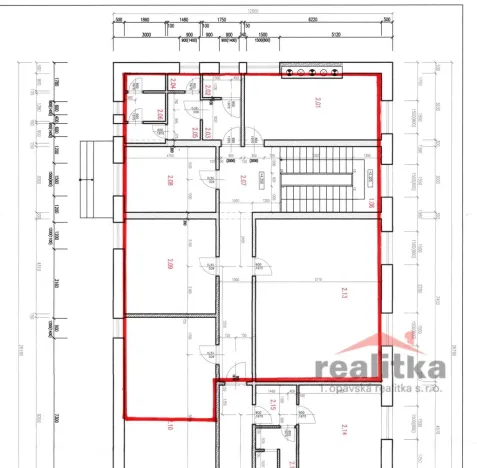Pronájem kanceláře, Otice, Hlavní, 166 m2