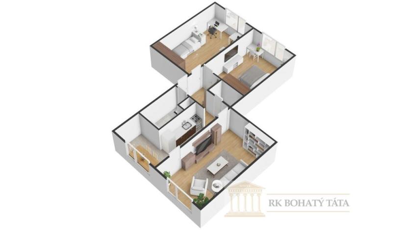Prodej bytu 3+1, Ústí nad Labem - Severní Terasa, Jizerská, 84 m2