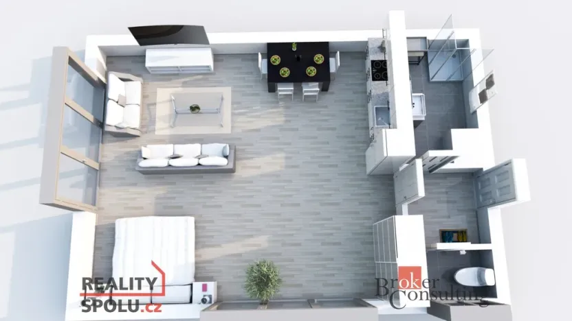 Prodej bytu 1+kk, Dolní Morava - Velká Morava, 59 m2