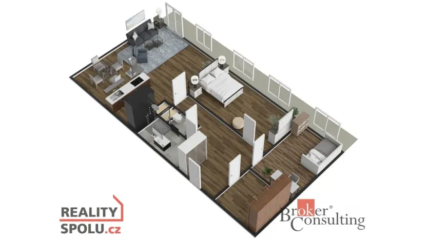 Prodej bytu 4+kk, Poděbrady - Poděbrady III, Lidická, 108 m2