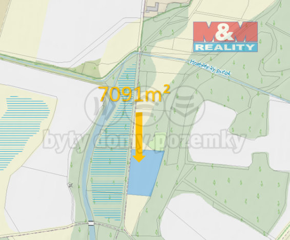 Prodej pole, Hrabětice, 7091 m2