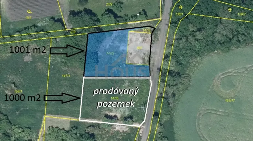 Prodej pozemku pro bydlení, Podbořany - Pšov, 1001 m2