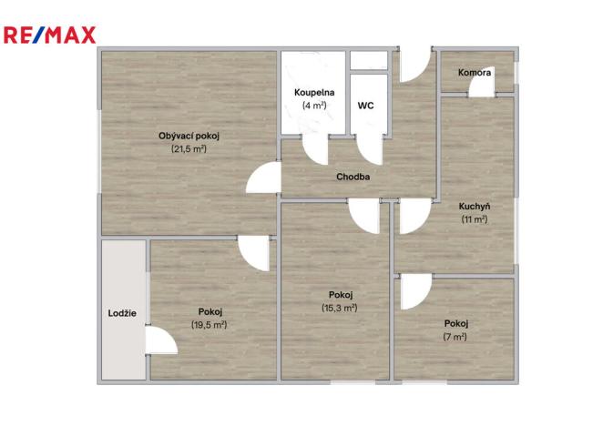 Prodej bytu 4+1, Horoměřice, K Bytovkám, 94 m2