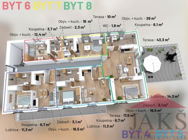 Prodej bytu 1+kk, Dlouhá Ves, 18 m2