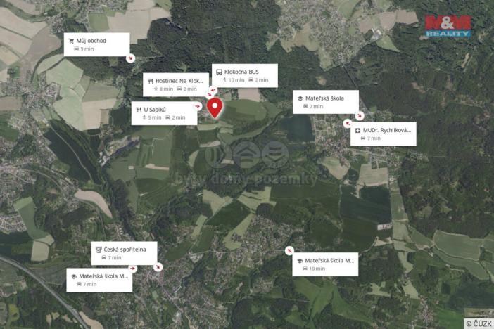 Prodej pozemku pro bydlení, Klokočná, 1004 m2