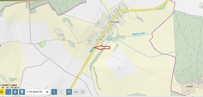 Prodej pole, Všeruby, 1481 m2