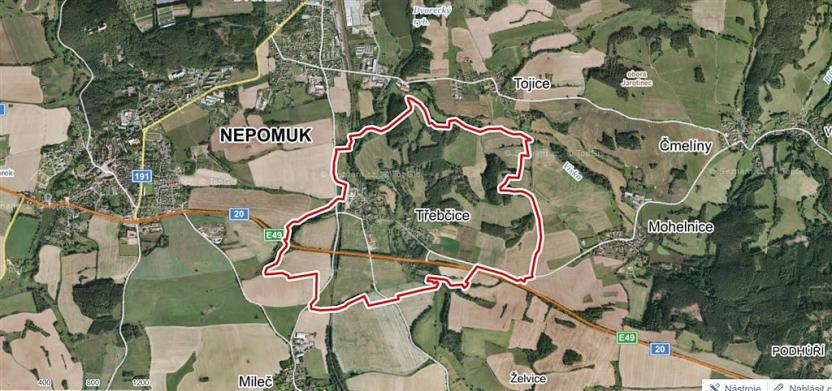 Prodej pole, Tojice, 13318 m2