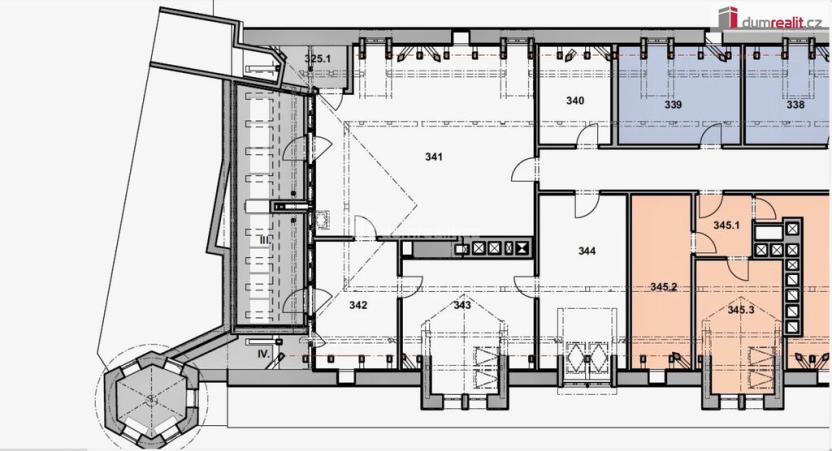 Pronájem kanceláře, Praha - Nové Město, Národní, 137 m2