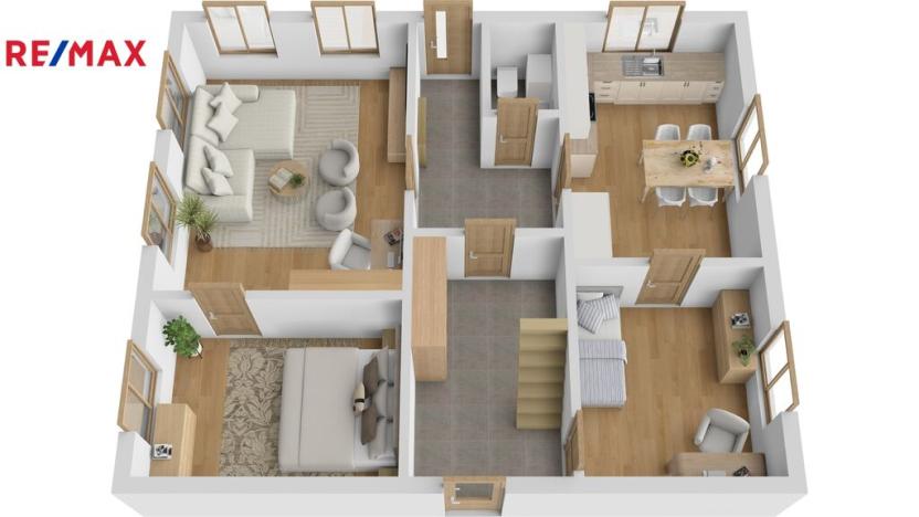 Prodej rodinného domu, Lázně Bělohrad, Malé náměstí, 82 m2