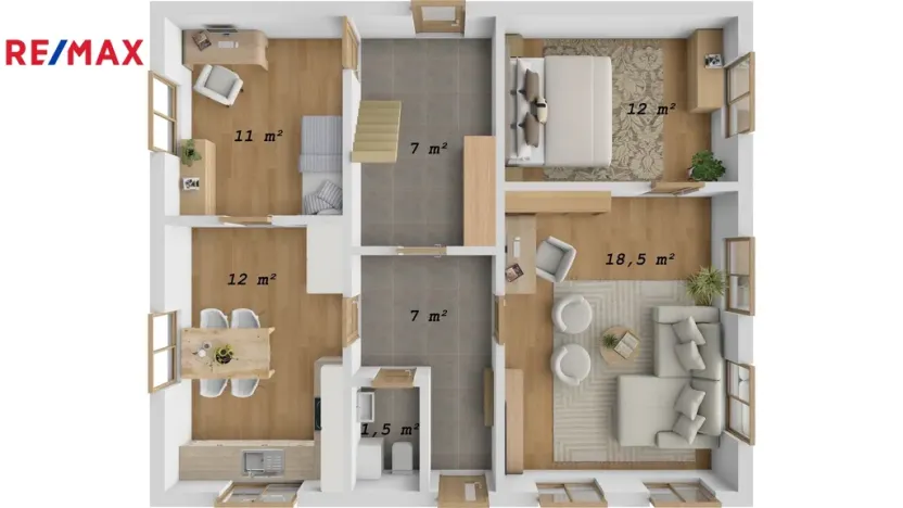 Prodej rodinného domu, Lázně Bělohrad, Malé náměstí, 82 m2