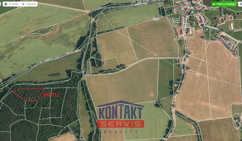 Prodej lesa, Hracholusky - Žitná, 6862 m2