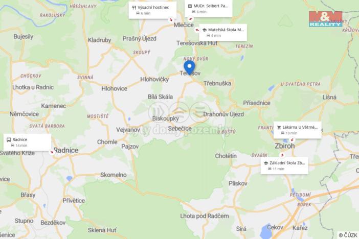 Pronájem bytu 2+1, Terešov, 61 m2